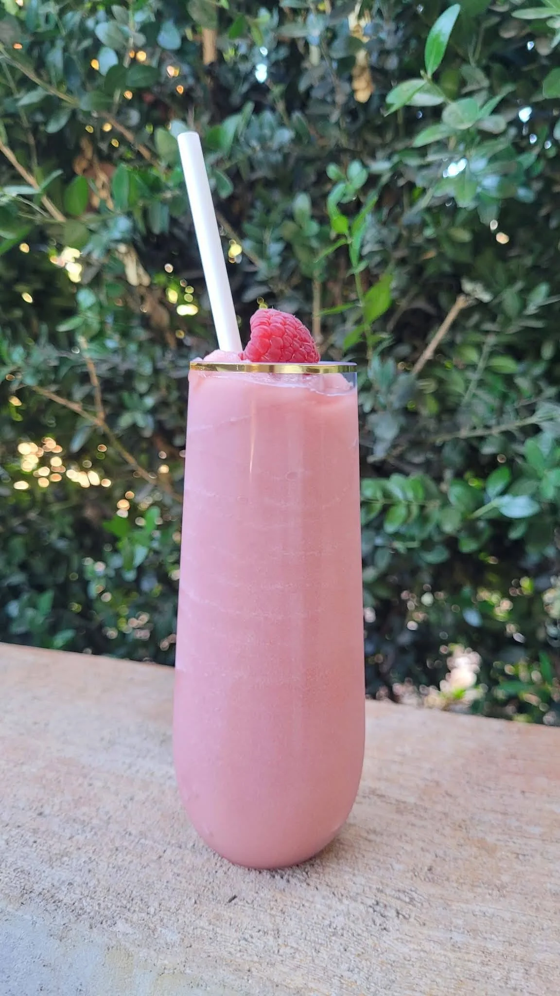 A signature Morton Family Cellars frozen wine slushy